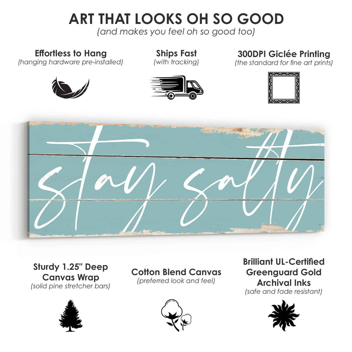 Stay Salty Rustic Sign v2