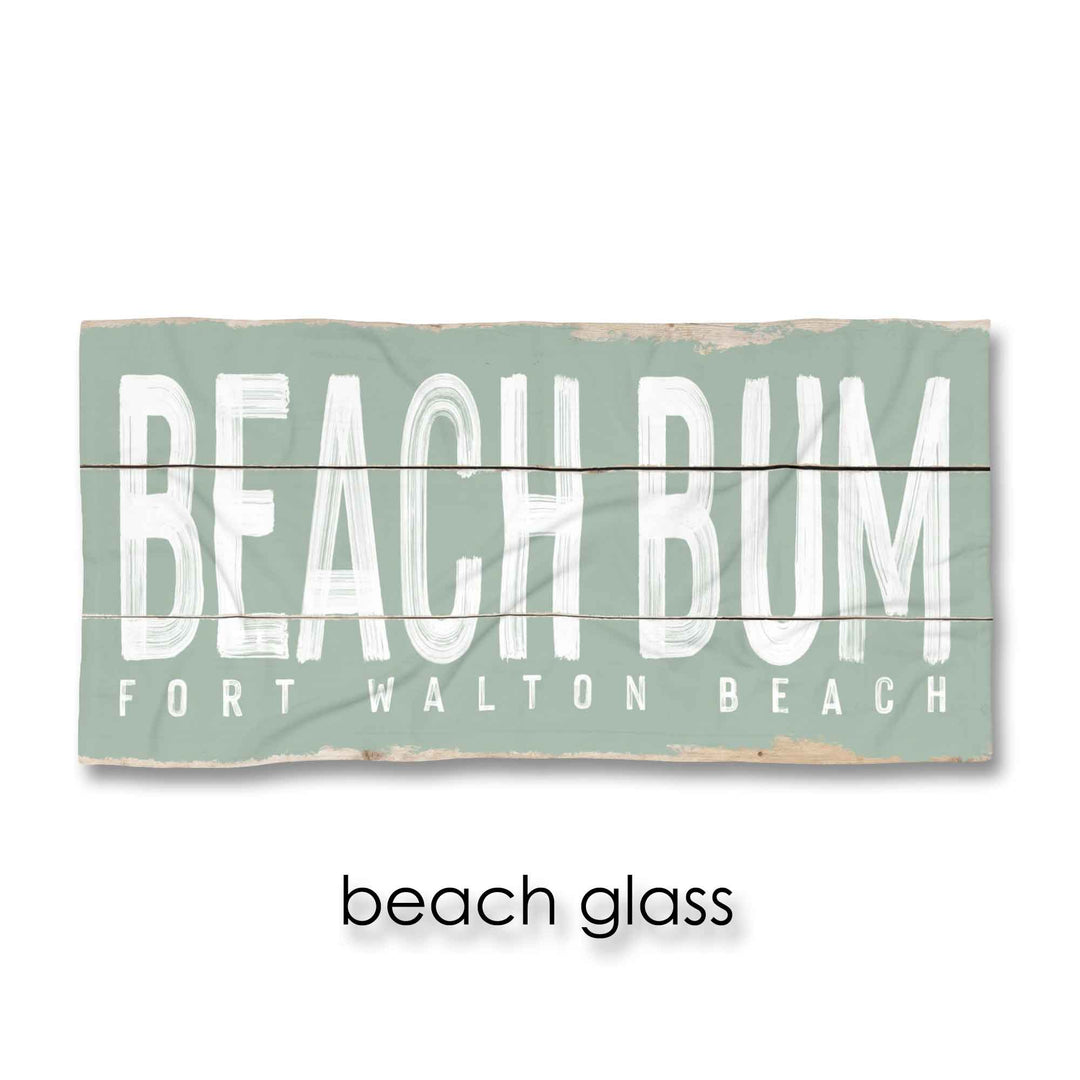 Beach Bum Beach Towel