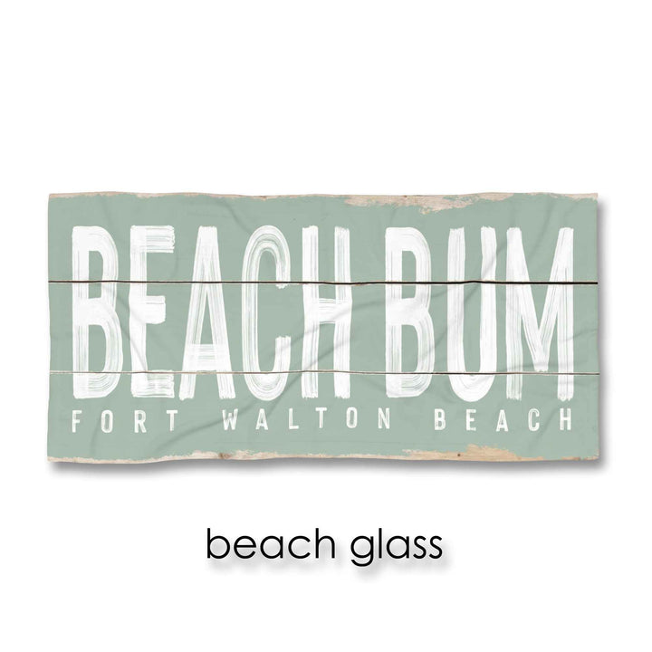 Beach Bum Beach Towel