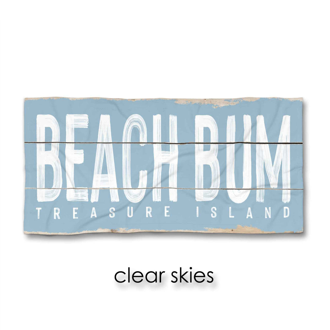 Beach Bum Beach Towel