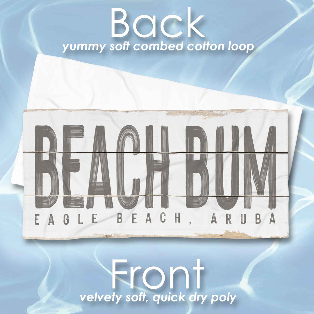Beach Bum Beach Towel