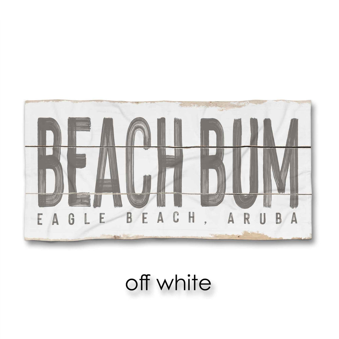 Beach Bum Beach Towel
