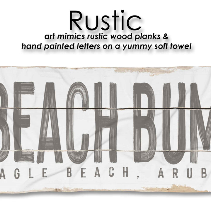Beach Bum Beach Towel