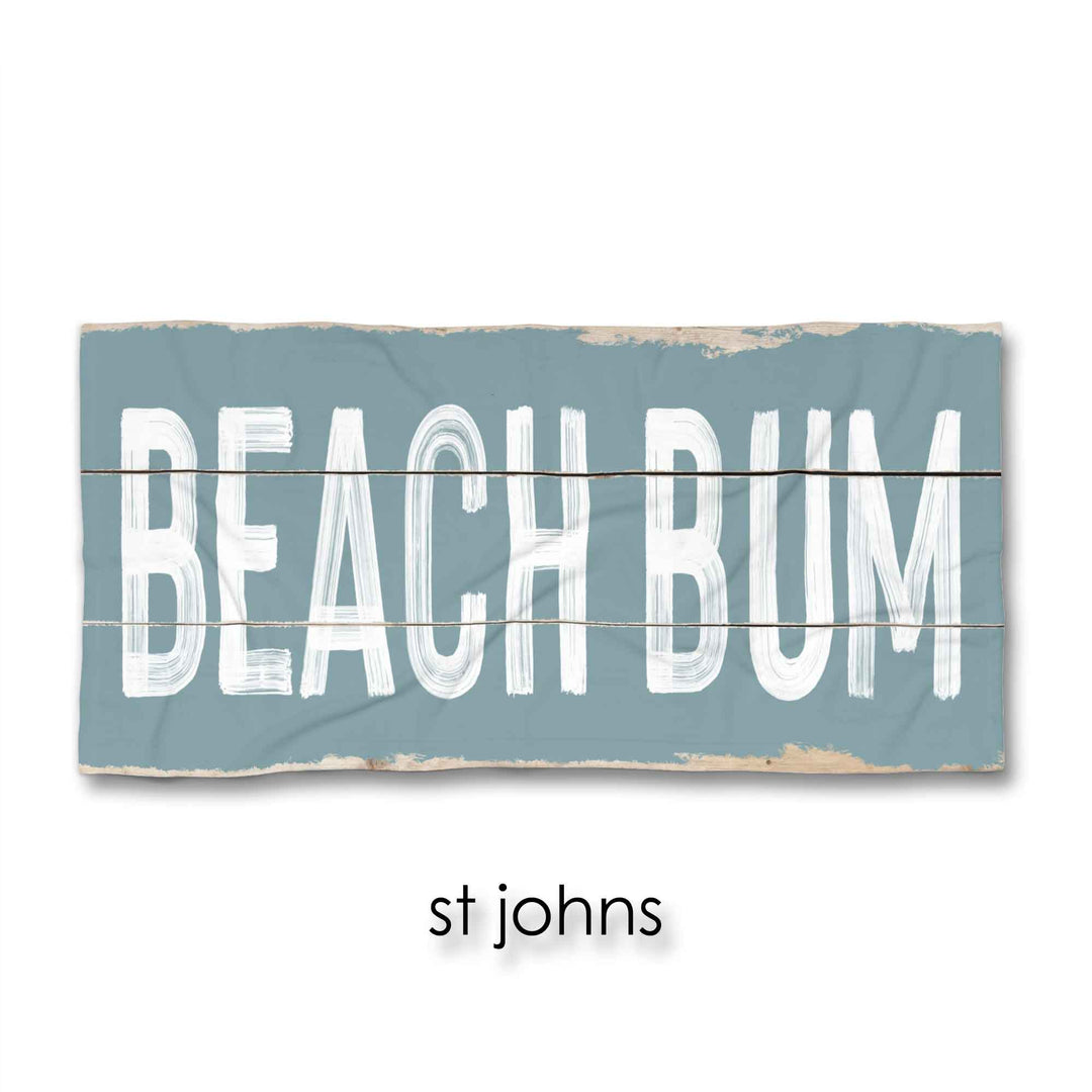 Beach Bum Beach Towel