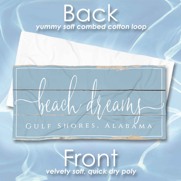 Beach Dreams Beach Towel