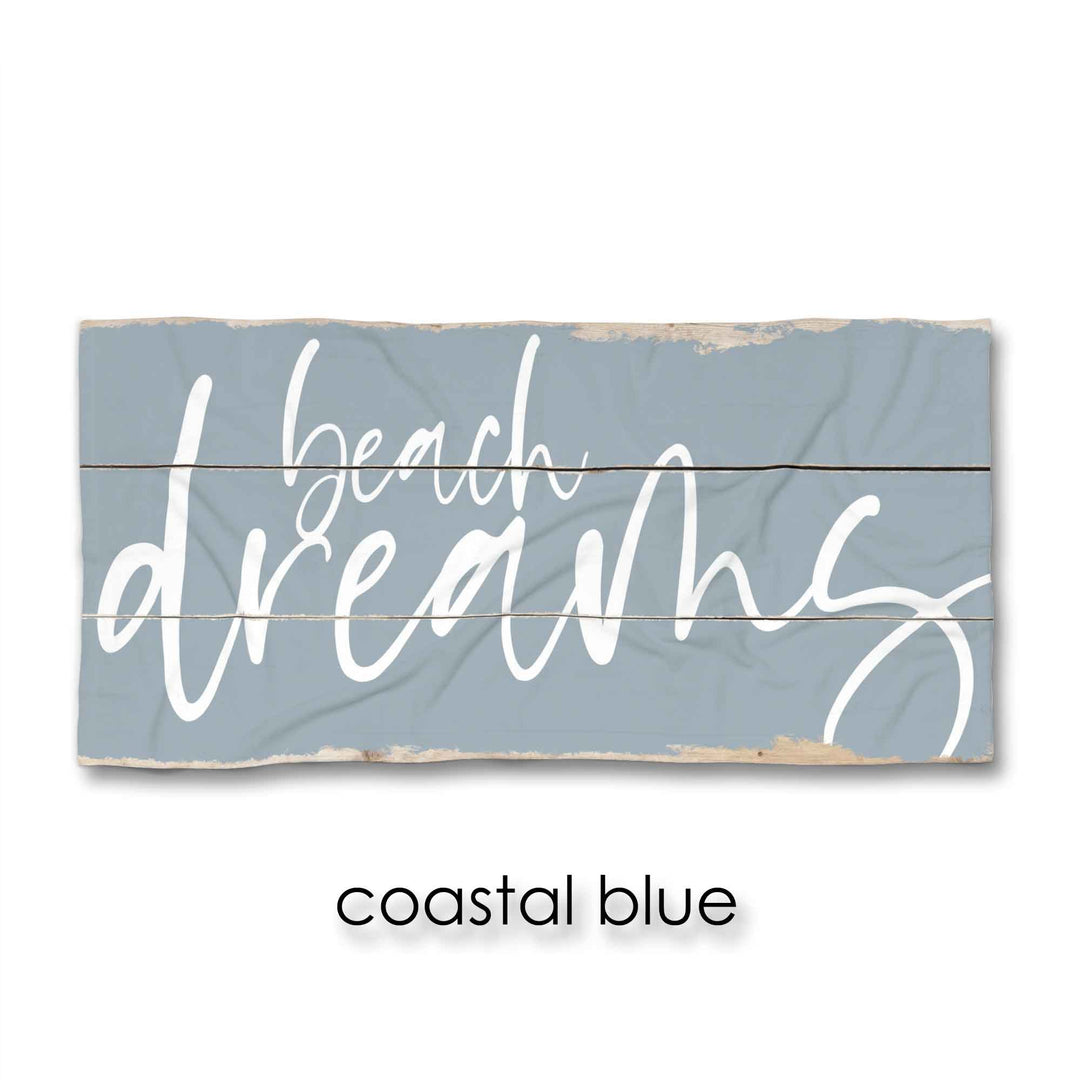 Beach Dreams v2 Beach Towel