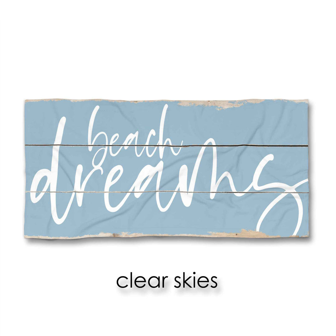 Beach Dreams v2 Beach Towel