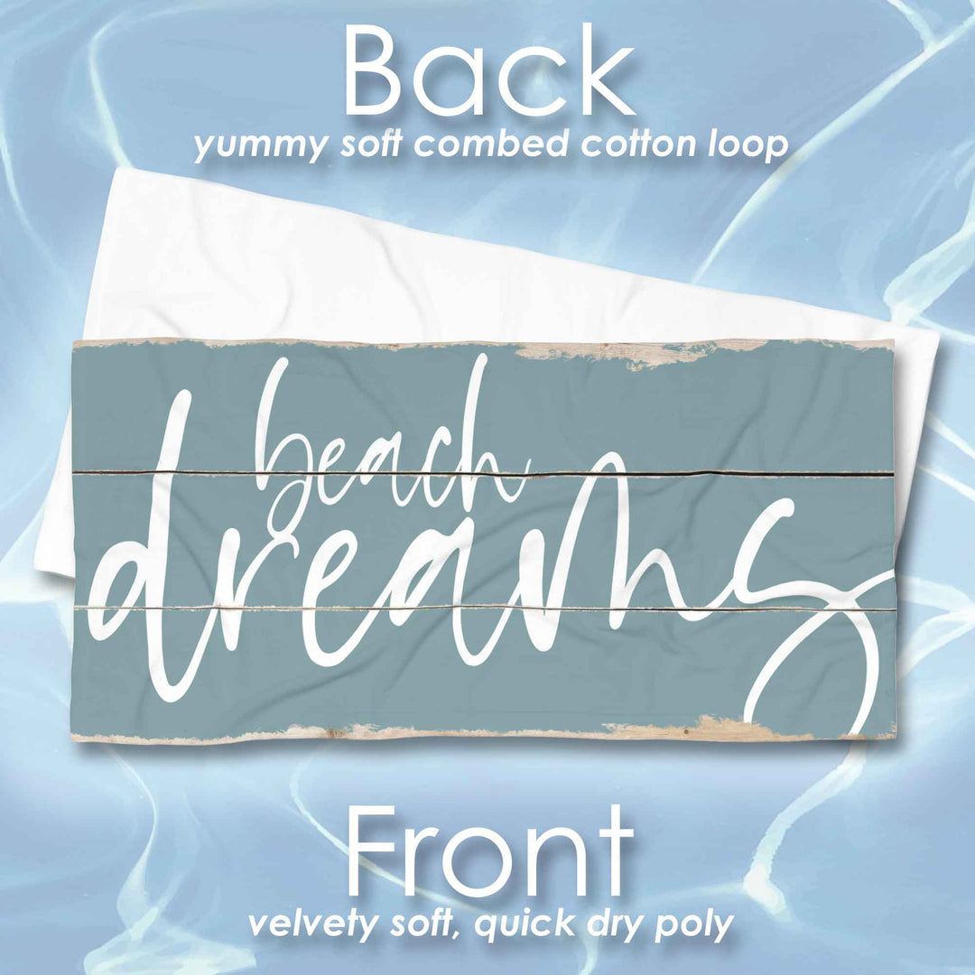 Beach Dreams v2 Beach Towel
