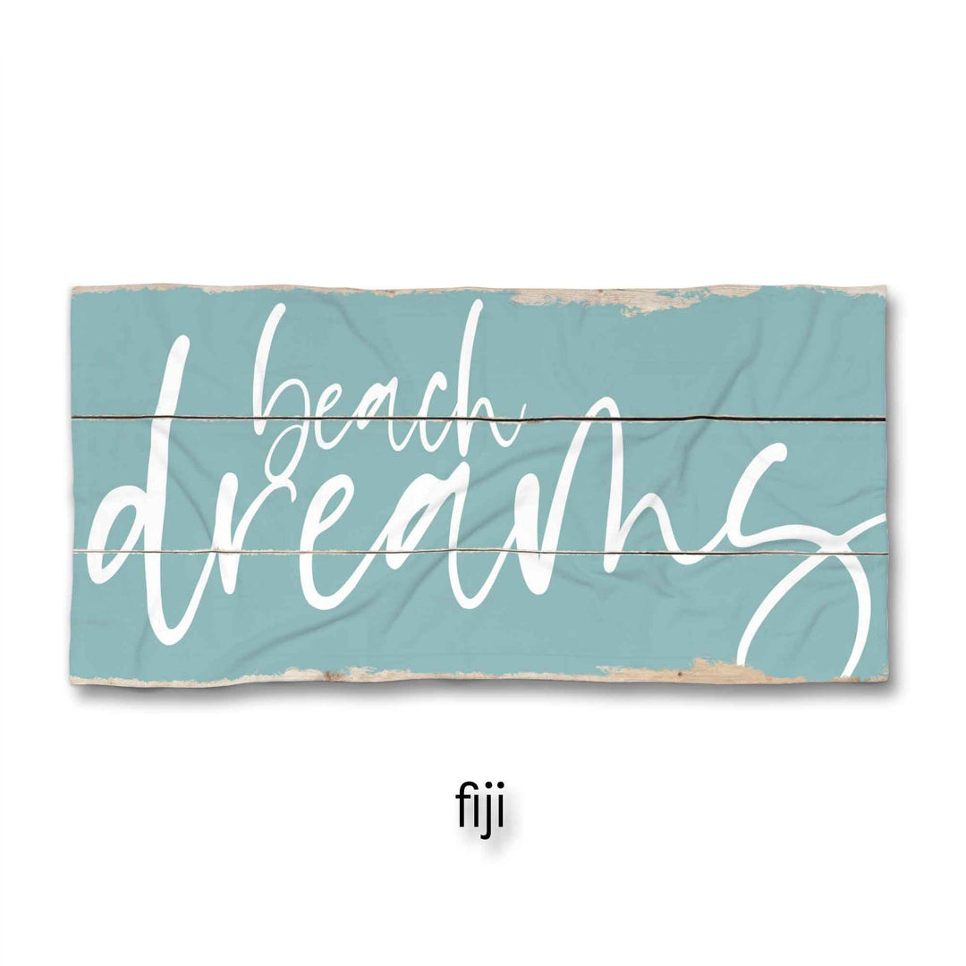 Beach Dreams v2 Beach Towel