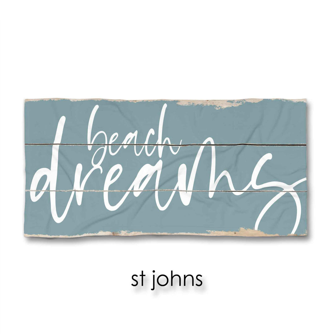 Beach Dreams v2 Beach Towel