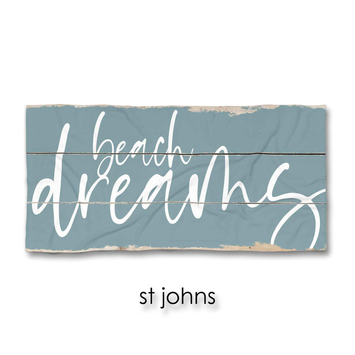 Beach Dreams v2 Beach Towel