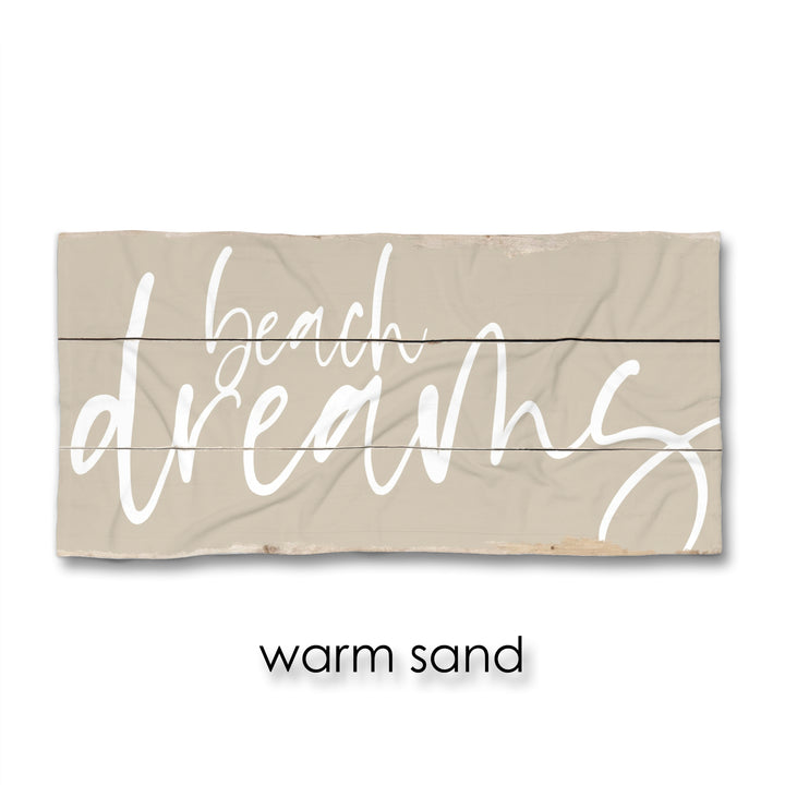 Beach Dreams v2 Beach Towel