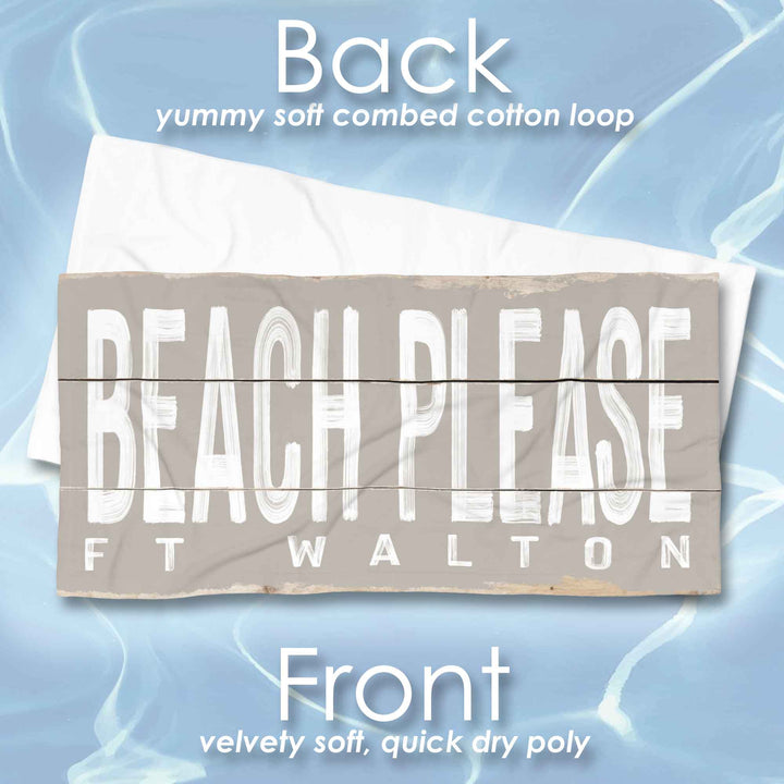 Beach Please Beach Towel