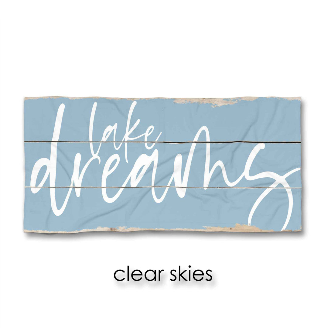 Lake Dreams v2 Beach Towel