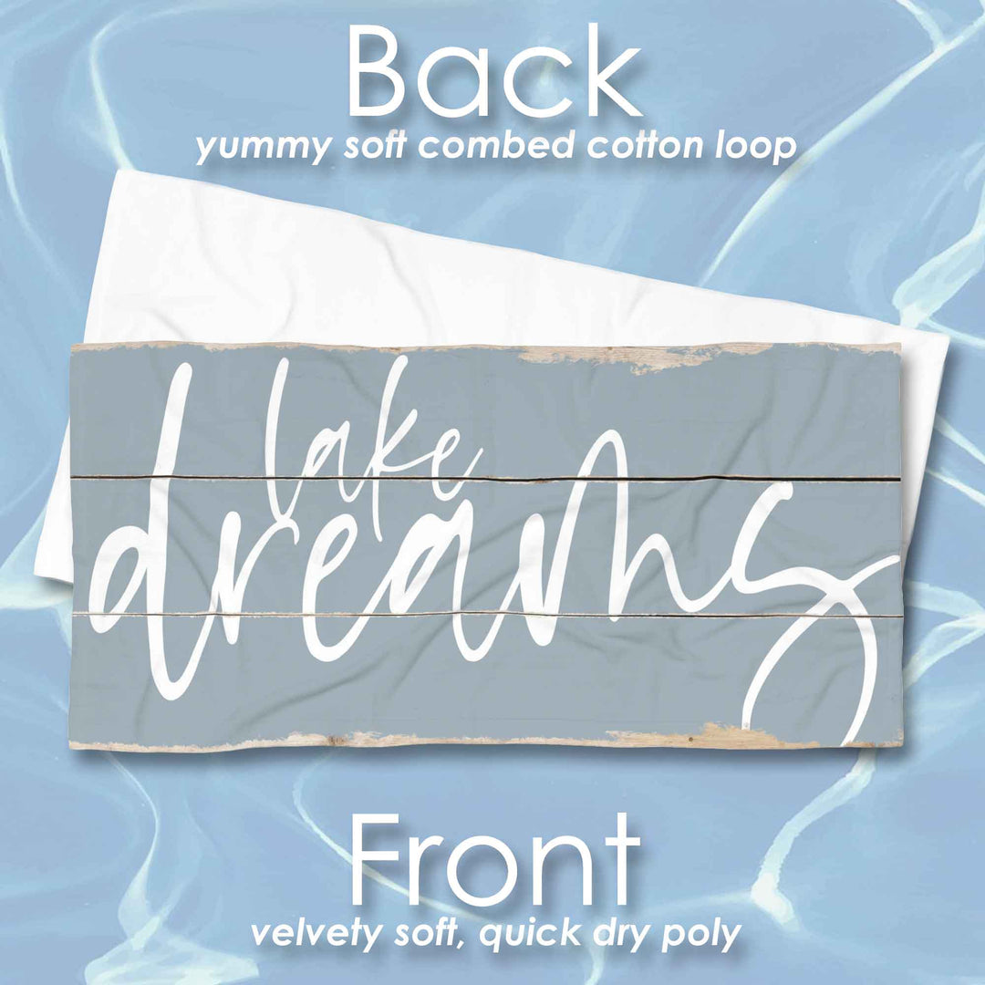 Lake Dreams v2 Beach Towel