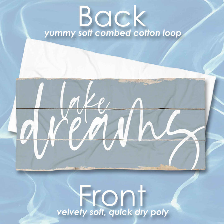 Lake Dreams v2 Beach Towel