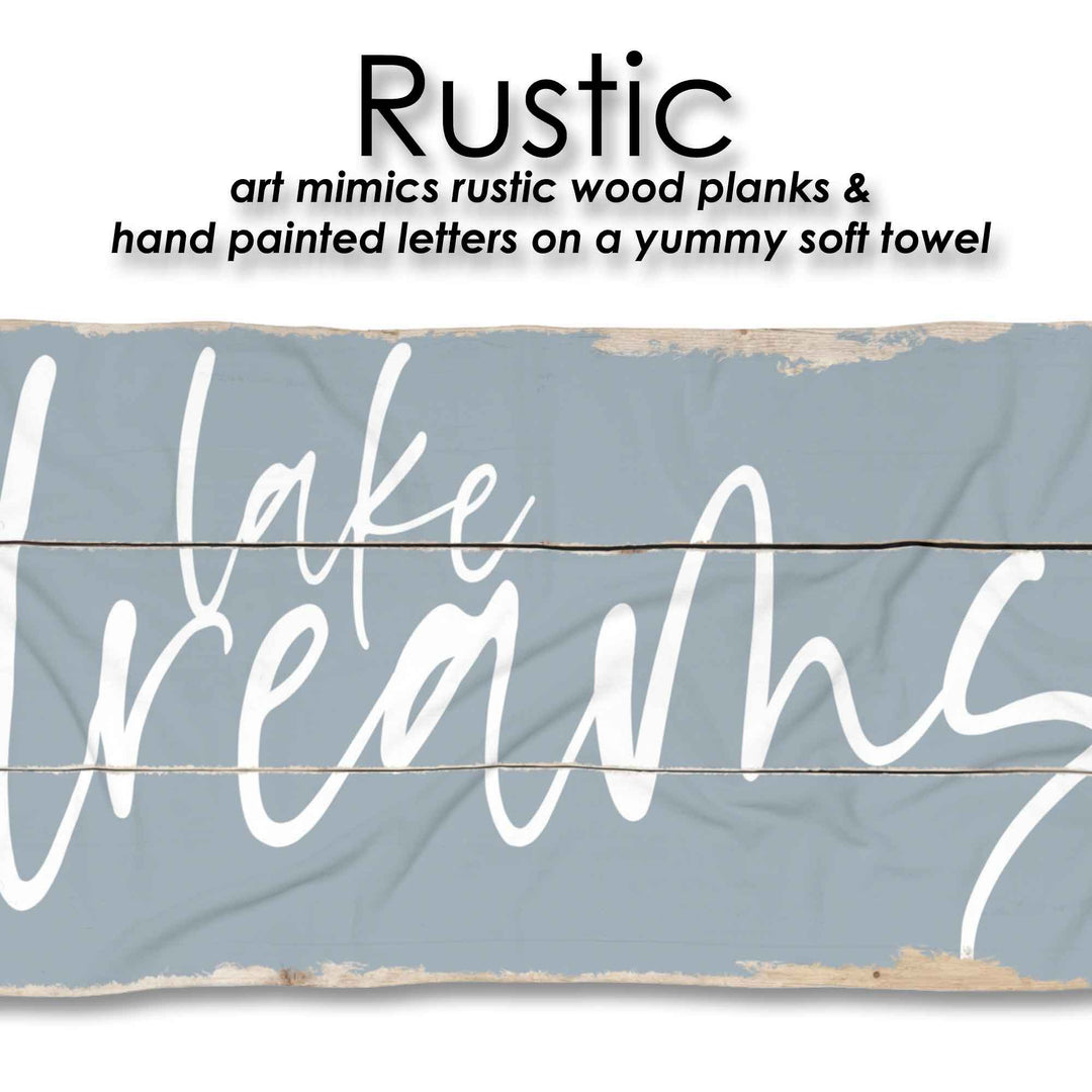 Lake Dreams v2 Beach Towel