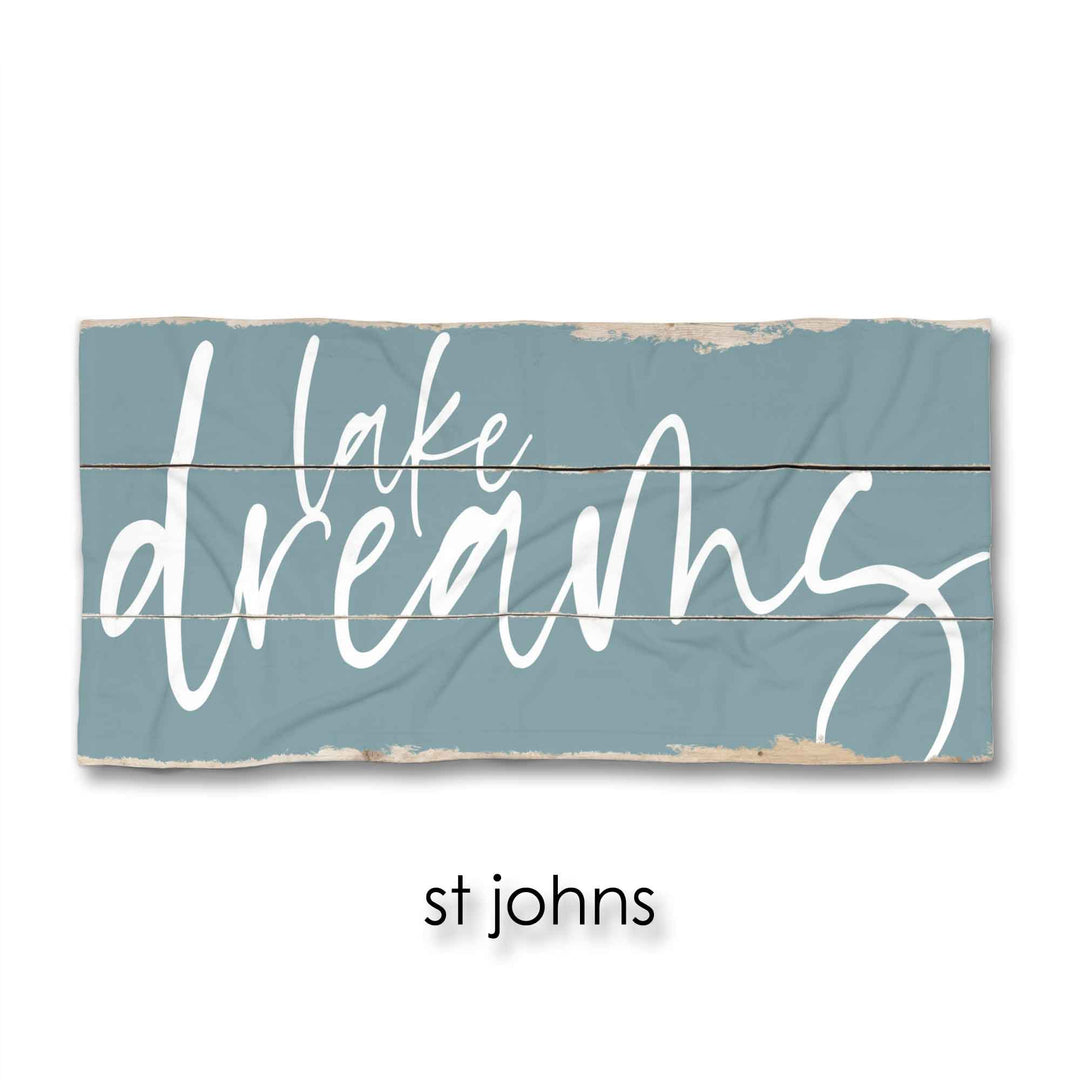 Lake Dreams v2 Beach Towel
